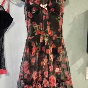 Sheer babdoll dress NWOT